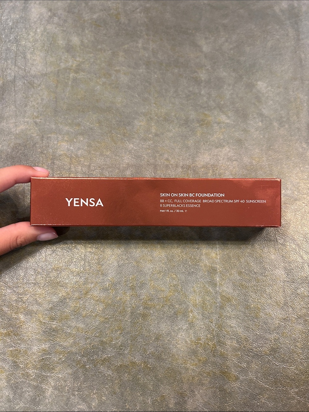 Yensa Skin on Skin BC Foundation COVERAGE HYALURONIC FOUNDATION SPF 40